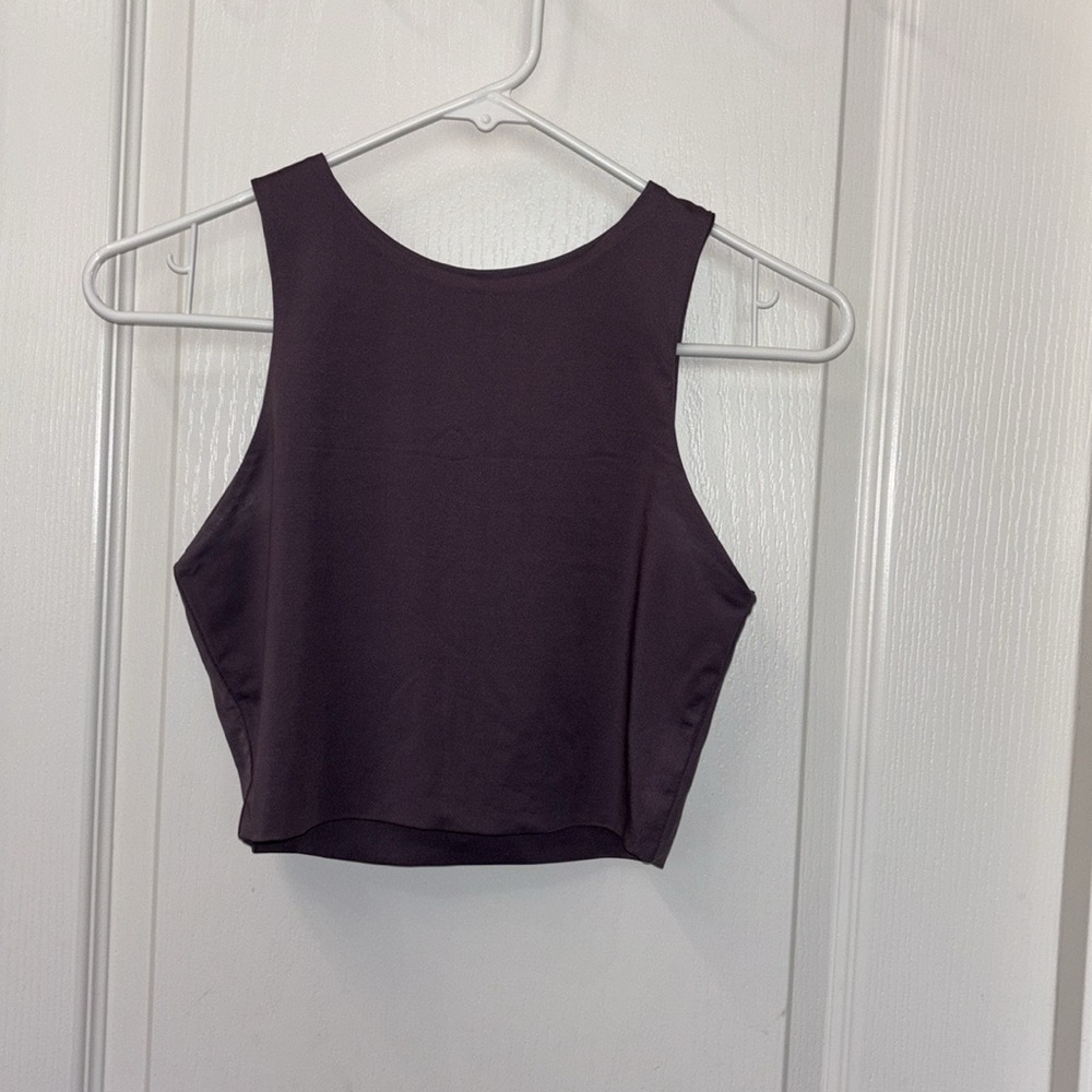 Astonishing power brand. Gray Sleeveless Women's Top